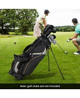 Costway Golf Stand Bag Portable Lightweight Golf Carry Club Bag