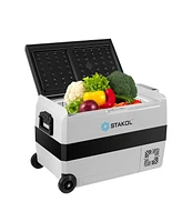 53 Quarts Portable Electric Car Cooler Refrigerator/Freezer