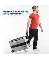 53 Quarts Portable Electric Car Cooler Refrigerator/Freezer