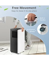Costway 7100 Btu (10000 Ashare) Portable Air Conditioner 3-in-1 Ac Unit w/ Cool Dehum Fan Sleep Mode