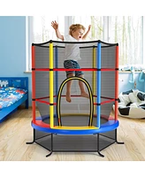 Costway 55'' Kids Trampoline Bouncing Jumping Mat Recreational Trampoline