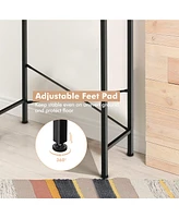 Costway 3-Tier Over-The-Toilet Storage Rack Bathroom Organizer Space Saver