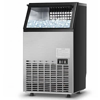 Built-In Stainless Steel Commercial 110Lbs/24H Ice Maker Portable