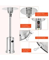 48000 Btu Stainless Steel Propane Patio Standing Heater
