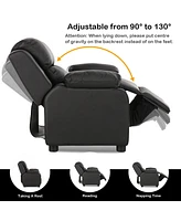 Costway Deluxe Padded Kids Sofa Armchair Recliner Headrest Children