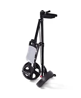 Costway Folding 2 Wheel Push Pull Golf Club Cart Trolley Swivel