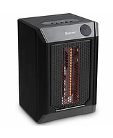 Costway Remote Control Portable Electric Digital Quartz Space Heater