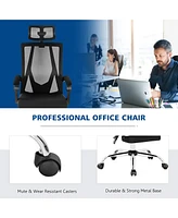 Costway Mesh Office Chair Recliner Desk Chair Height Adjustable