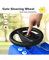 Costway Kids Ride On Push Police Car Licensed Mercedes Benz Push and Ride Racer
