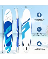 11ft Inflatable Stand Up Paddle Board 6'' Thick