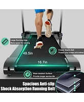 Costway 3HP Folding Electric Treadmill Running Machine w/ Speaker