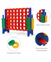 Inolait Jumbo 4-to-Score Giant Game Set with 42 Jumbo Rings and Quick-Release Slider