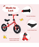 Slickblue Kids No Pedal Balance Bike with Adjustable Handlebar and Seat