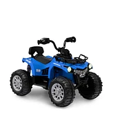 Slickblue 12V Kids Ride On Atv 4 Wheeler with MP3 and Headlights