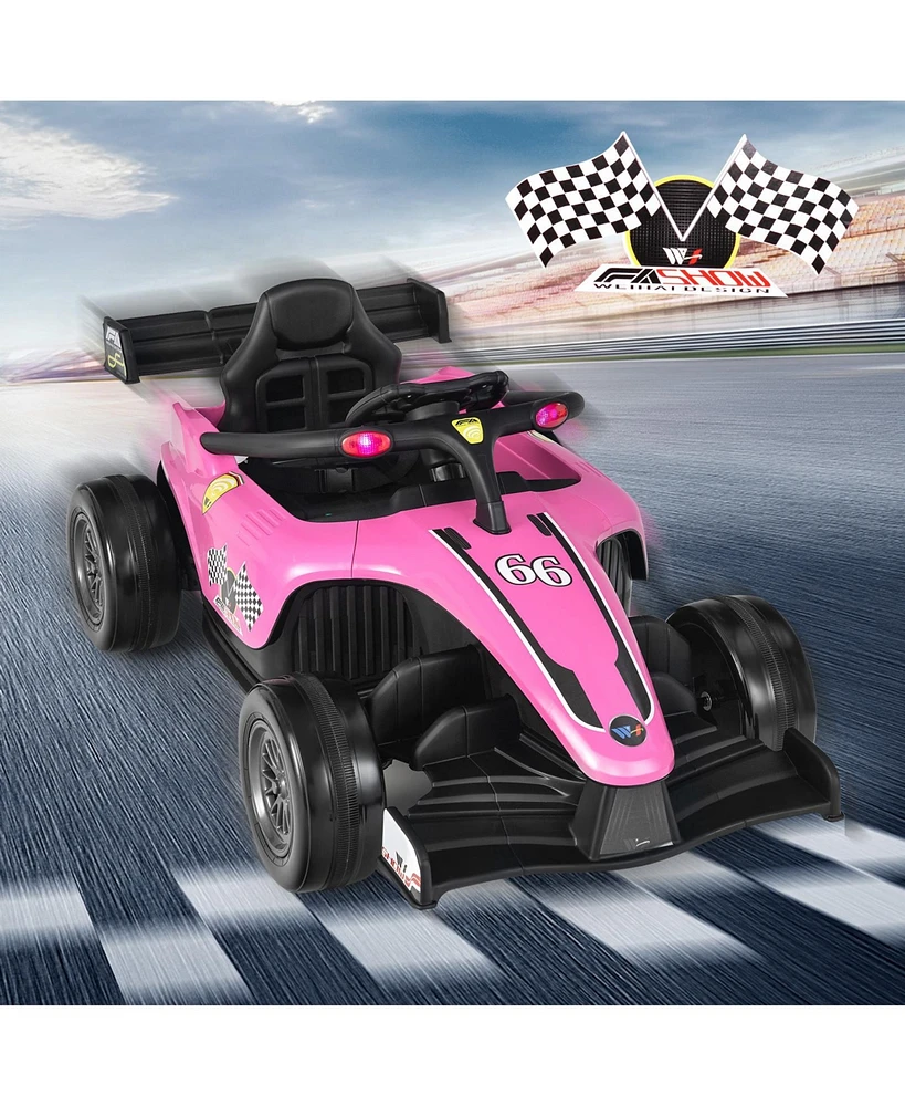 Slickblue 12V Kids Ride on Electric Formula Racing Car with Remote Control
