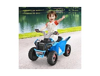 Slickblue Kids Ride on Atv 4 Wheeler Quad Toy Car with Direction Control