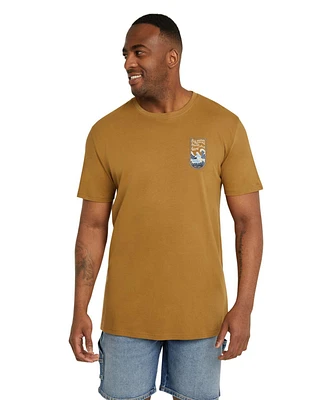 Johnny Bigg Big & Tall Miami Surf Club Longline Tee