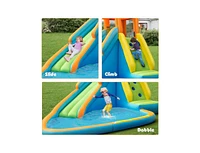 Slickblue Inflatable Water Slide Bounce House Without Blower