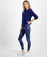 Id Ideology Women's Water-Bubbles 7/8 Leggings, Created for Macy's