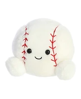 Aurora Mini Slugger Baseball Palm Pals Adorable Plush Toy White 4"