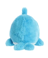 Aurora Medium Dilly Dolphin Spudsters Adorable Plush Toy Blue 12"