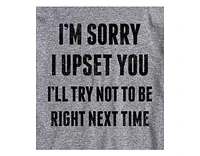 Hybrid Apparel Sorry I Upset You Men's Short Sleeve Tee