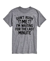 Hybrid Apparel Don't Rush Me Last Minute Men's Short Sleeve Tee