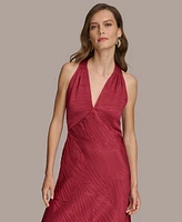 Donna Karan Women's V-Neck Sleeveless Gown
