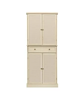 Streamdale Furniture 4 Door Cabinet With 1 Drawer, With 4 Adjustable Inner Shelves, Storage Cabinet