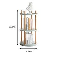 Streamdale Furniture 360 Rotating Bookshelf with Large Storage Space