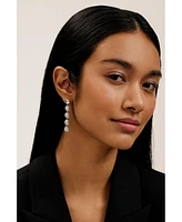 Ted Baker Jewelry Sorella: Solitaire Sparkle Crystal Long Drop Earrings