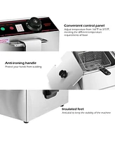 3400W Dual Tank Electric Countertop Deep Fryer