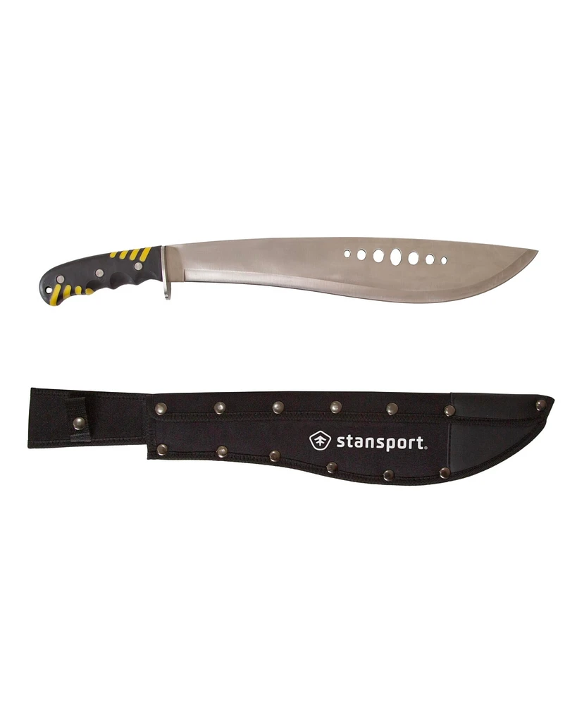 Stansport 15” Steel Machete with Sheath