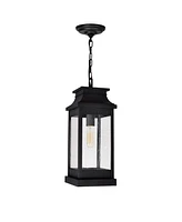 Cwi Lighting 18.25" Metal Milford 1 Light Outdoor Pendant