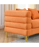 81.5" Oversized L-Shaped Sectional Sofa Cover - 5-Seater