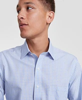 B by Brooks Brothers Men's Regular-Fit Check Broadcloth Dress Shirt