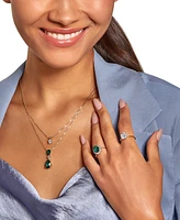 Grown With Love Lab Grown Emerald (2-5/8 ct. t.w.) & Lab Grown Diamond (1/2 ct. t.w.) Oval Halo Ring in 14k Gold