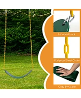 2-Pack Swing Set Swing Seat Replacement and Saucer Tree Swing (Without Stand)