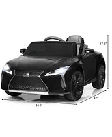 Sugift Lexus LC500 Licensed Kids 12V Ride Remote Control Electric Vehicle