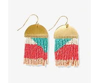 Ink+Alloy Birdie Luxe Beaded Fringe Earrings