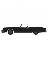 Greenlight Collectibles 1/64 1972 Cadillac Eldorado Fleetwood Convertible Black Bandit Series