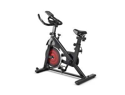 Slickblue Indoor Silent Belt Drive Adjustable Resistance Cycling Stationary Bike