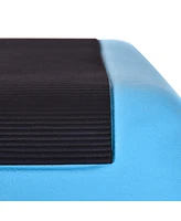 Slickblue 16 x 16 Inch Adjustable 4 Risers Lightweight Aerobic Pedals