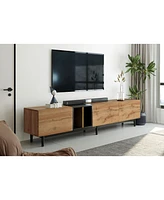 Streamdale Furniture Modern 80" Tv Stand with Large Storage