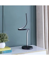 Streamdale Furniture 22" In Led Apollo Spiral Curved Tube Modern Table Lamp