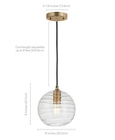 Hudson & Canal Wayve Pendant