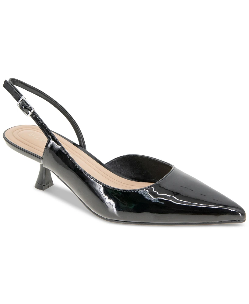 BCBGeneration Women's Kittie Kitten Heel Sling Back Pumps
