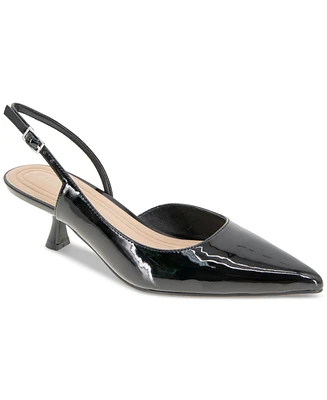 BCBGeneration Women's Kittie Kitten Heel Sling Back Pumps