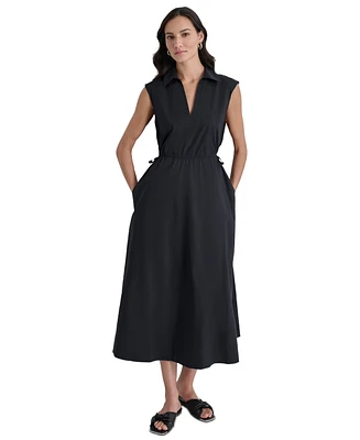 Dkny Jeans Women's Back-Cut-Out Sleeveless Maxi Dress