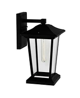 Cwi Lighting 15.3" Metal Leawood 1 Light Outdoor Wall Light